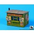 1/72 Tobacco/Newspaper Kiosk (Germany/France) Diorama Kit w/Posters (Size: 120x90mm)