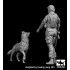 1/35 US Woman Soldier with Military Dog (1 Figure and 1 Dog)