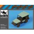 1/35 Jeep Engine Insulationt and Canvas for Tamiya kits