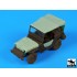 1/35 Jeep Engine Insulationt and Canvas for Tamiya kits