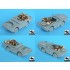 1/72 M3 Half Track + Amphibian Vehicle Accessories Set for Trumpeter kit