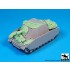 1/72 SdKfz.166 Sturmpanzer IV Brummbar Acc. Set for Italeri kits