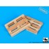 1/35 Wooden Pallets (2pcs, assembled)