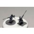 1/350 IJN Type96 25mm Single AA Gun Late Type with Shield (12pcs)