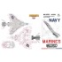 Decals for 1/48 USN/USMC F-4 Phantom Data Stencils