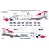 1/32 USAF McDonnell Douglas F-4E Thunderbirds 1972 Decals for Tamiya kits