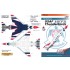 1/32 USAF McDonnell Douglas F-4E Thunderbirds 1972 Decals for Tamiya kits