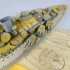 1/200 HMS Nelson Battleship Wooden Deck Masking for Trumpeter 03708.