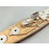 1/700 USS Iowa (BB-61) Wooden Deck w/Metal Chain for Trumpeter kits #05701