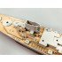 1/700 USS Iowa (BB-61) Wooden Deck w/Metal Chain for Trumpeter kits #05701