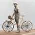 1/35 Bianchi Racing Bicycle with Cyclist from Early 1900s