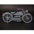 1/16 Henderson 4-cylinder Motorcycle Civil Version