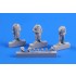 1/72 U-Boat Type U-IX Crew with Raincoats for Revell kit (3 Figures)