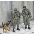 1/35 East German Border Troopers with Dog Winter 1970-80's