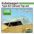 1/35 Kubelwagen Type 82 Canvas Top Late for Tamiya kits