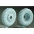 1/16 US M8 Greyhound Sagged Wheel set for Andy's Hobby Headquarters