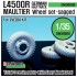 1/35 WWII German L4500R Maultier Sagged Wheels Set for Zvezda kit (3 wheels)