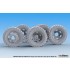 1/35 WWII US G7107(G506) Cargo Truck Early Type Wheel set for ICM/Miniart kits