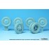 1/35 WWII US G506 (G7107) Cargo Truck Wheel set General Type for ICM kits