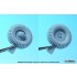 1/35 WWII British Daimler Armoured Car Wheel set for Gecko model