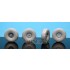 1/35 M923A1 "Big Foot" Truck GD AT-2A Sagged Wheels Set for Italeri kit #279 (7 wheels)