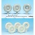 1/35 German Man 5t. Milgl 4x4 Truck Sagged Wheel set w/Masks for Revell/Hobby Boss