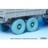 1/35 M923A2 BIG FOOT Truck Goodyear Sagged Wheel set for I Love kit/Italeri kits