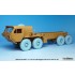 1/35 US M977 HEMTT Truck Mich.XL 1990 Sagged Wheel set for Italeri kits