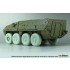 1/35 US Stryker Sagged Wheels #2 Michelin XZL 12.00 R20 Tyres ver. for AFV Club/Trumpeter kits