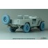 1/35 FJ43 SUV Sagged Wheel set for AK interactive kit