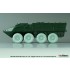 1/72 US M1126A1 Stryker ICV "XZL" Sagged Wheel set for Academy/Dragon kits