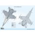 1/32 USN F/A-18D Hornet VX-9 Vampires Decals for Academy/Kinetic kits