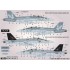 1/32 USN F/A-18F SUPER HORNET VX-9 Vampires Decals for Trumpeter/Revell kits