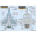 Decals for 1/72 JASDF F-15J/DJ Aggressors Caution Data