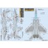 Decals for 1/72 JASDF F-15J/DJ Aggressors Caution Data