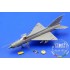 Colour Photo-Etched set for 1/144 MiG-21SMT for Eduard kit