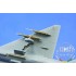 Colour Photo-Etched set for 1/144 MiG-21SMT for Eduard kit