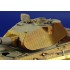 Photo-etched Zimmerit for 1/35 King Tiger Porsche Turret for Dragon kit