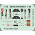 1/72 Aero L-29 Delfin Interior 3D Decal and PE parts for AMK/Eduard kits