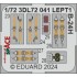 1/72 B-24H Liberator Panels 3D Decal and Seatbelts PE for Airfix kits