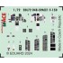 1/72 McDonnell Douglas F-15D Eagle Cockpit 3D Decal and PE parts for Fine Molds