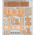 1/48 B-17F Flying Fortress Wooden Floors & Ammo Boxes PE set for Eduard #ED 11183