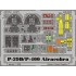 Colour Photoetch for 1/48 P-39D/P-400 Airacobra for Eduard kit