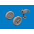 1/32 Messerschmitt Bf 109E Wheels for Eduard kits