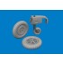 1/32 Messerschmitt Bf 109E Wheels for Eduard kits