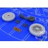 1/48 Bf109E Resin Wheels for Eduard kit - Brassin Set