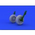 1/48 Focke-Wulf Fw190 (Early) Main Undercarriage Wheels for Eduard kits