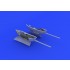 1/48 Messerschmitt Bf 109 Cannon Pods for Eduard kit (2pcs) (Resin+PE)