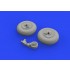 1/48 Kawasaki Ki-61-Id Hien Wheels Set for Tamiya kit