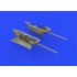 1/48 Bf 109G Gun Pods Brassin set for Tamiya kits